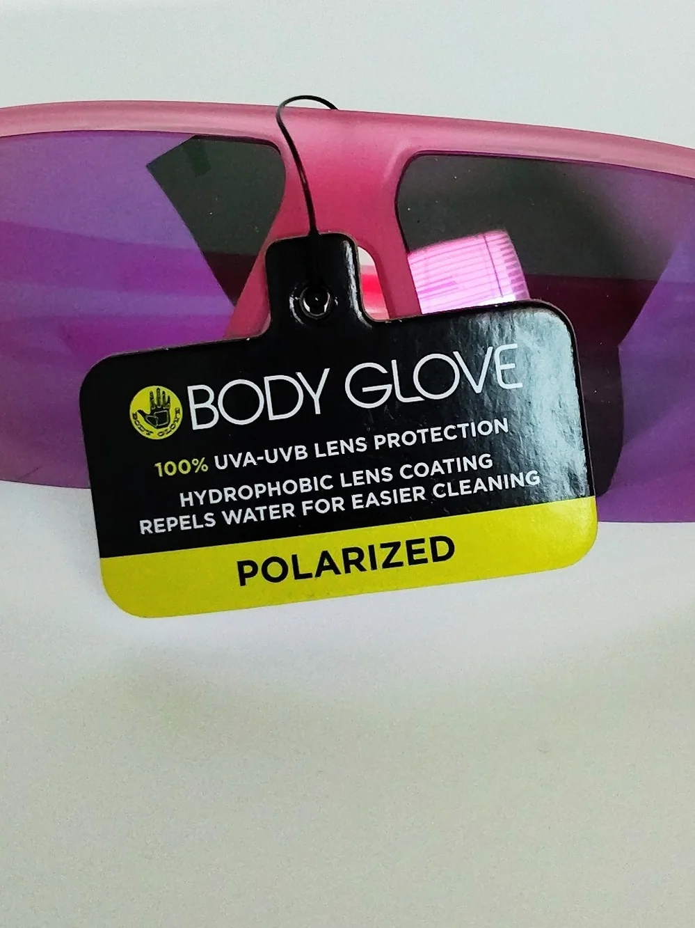 Body Glove Pink Frame Sunglasses with Pink Lenses